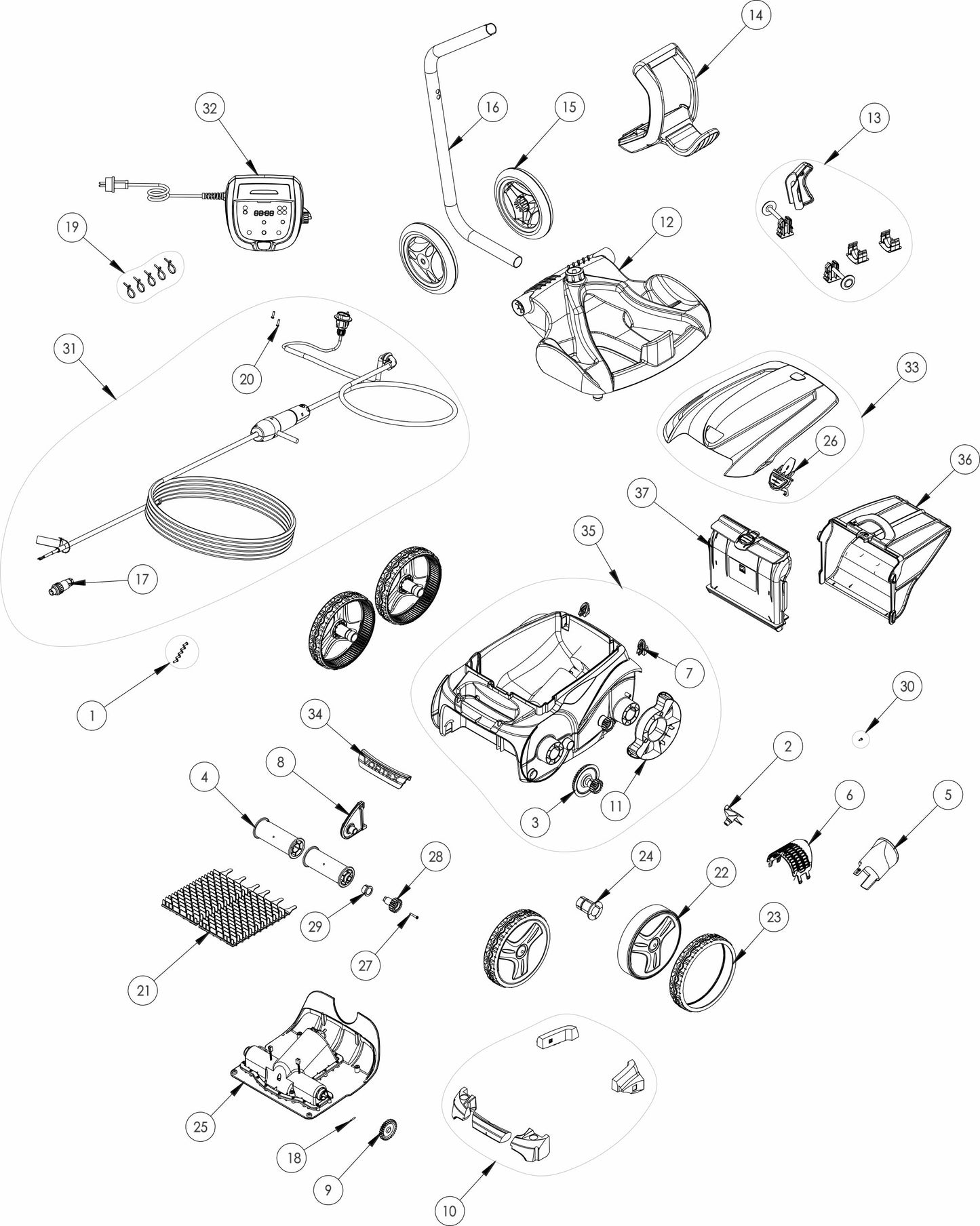 Steuerbox IQ Typ 1 für Zodiac OV 5480