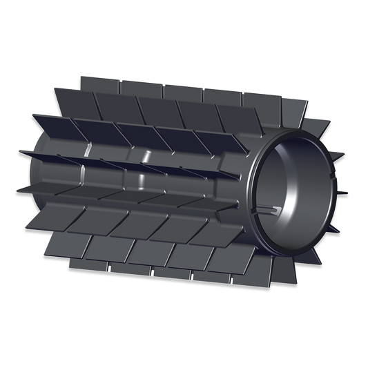 PVC Bürste 145mm, dunkelgrau für Dolphin Bio