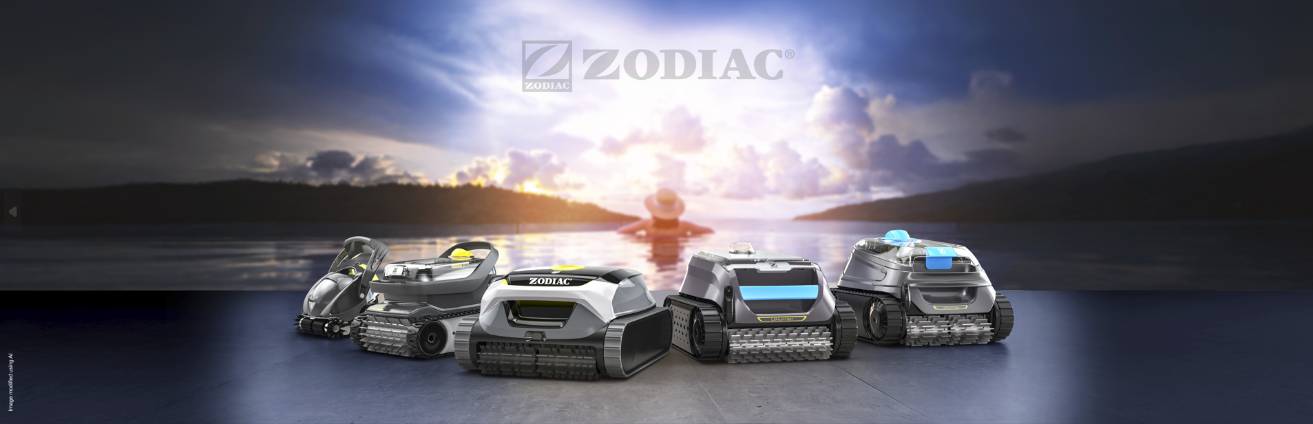 Alle Zodiac Akku Geräte auf einem Bild