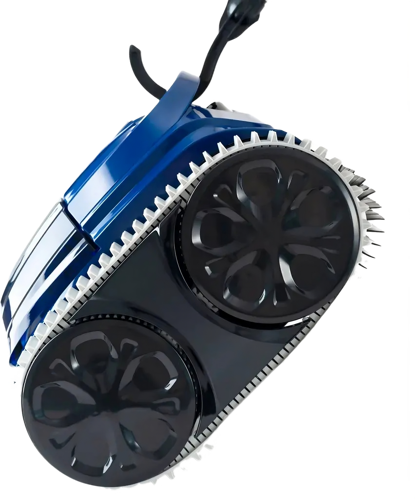 Bild vom Poolroboter Chemoform CF400 hängt am Haken