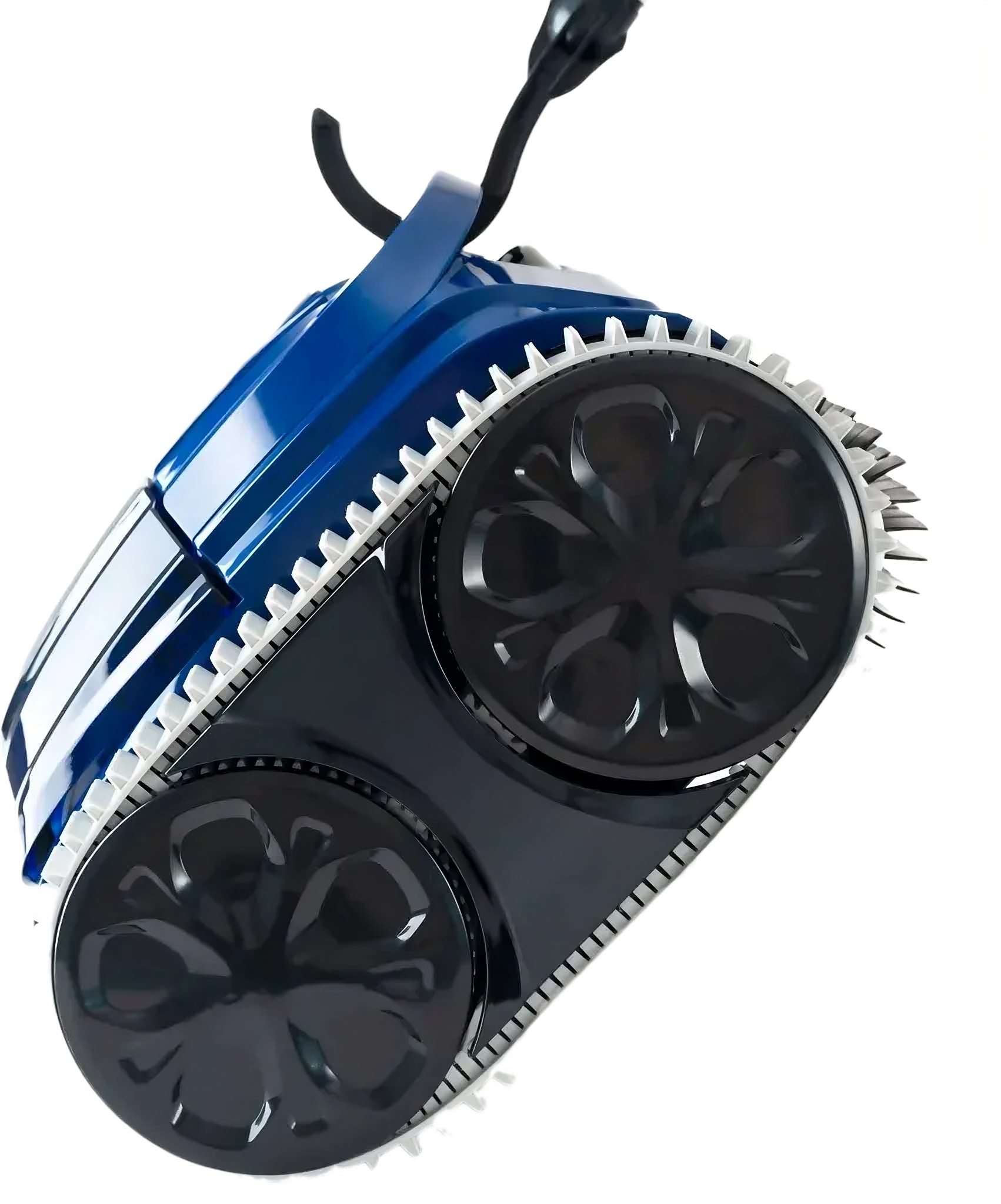 Bild vom Poolroboter Chemoform CF400 hängt am Haken