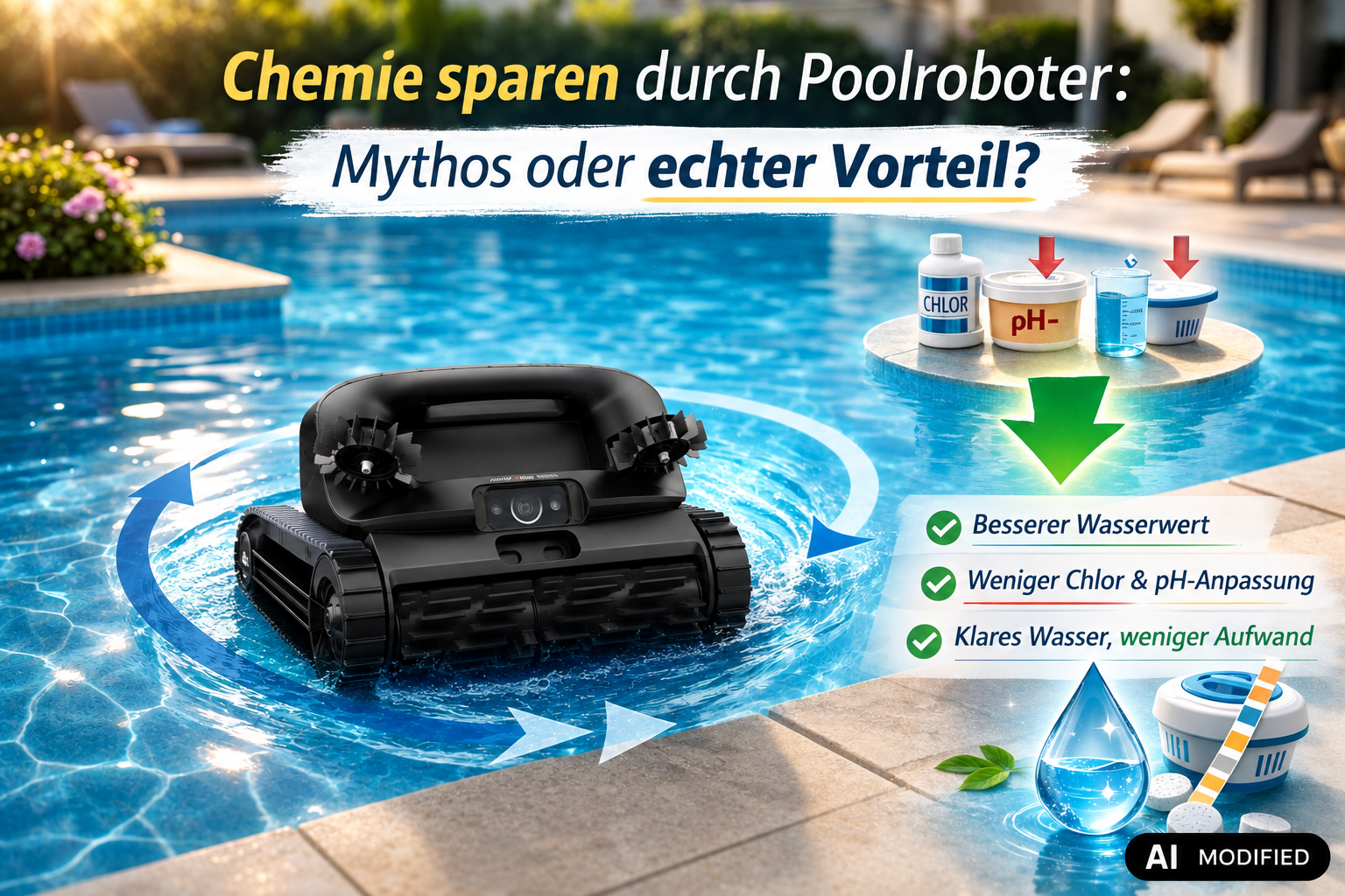 Bild vom Blod Titelbild Chemie sparen, AI Modified