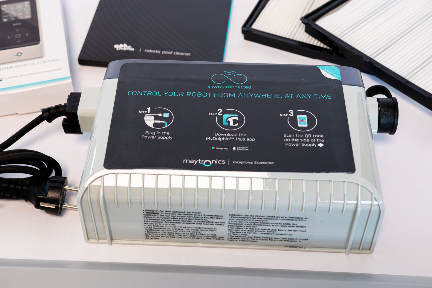 Bild eines Poolroboter Maytronics M700 Netzteils