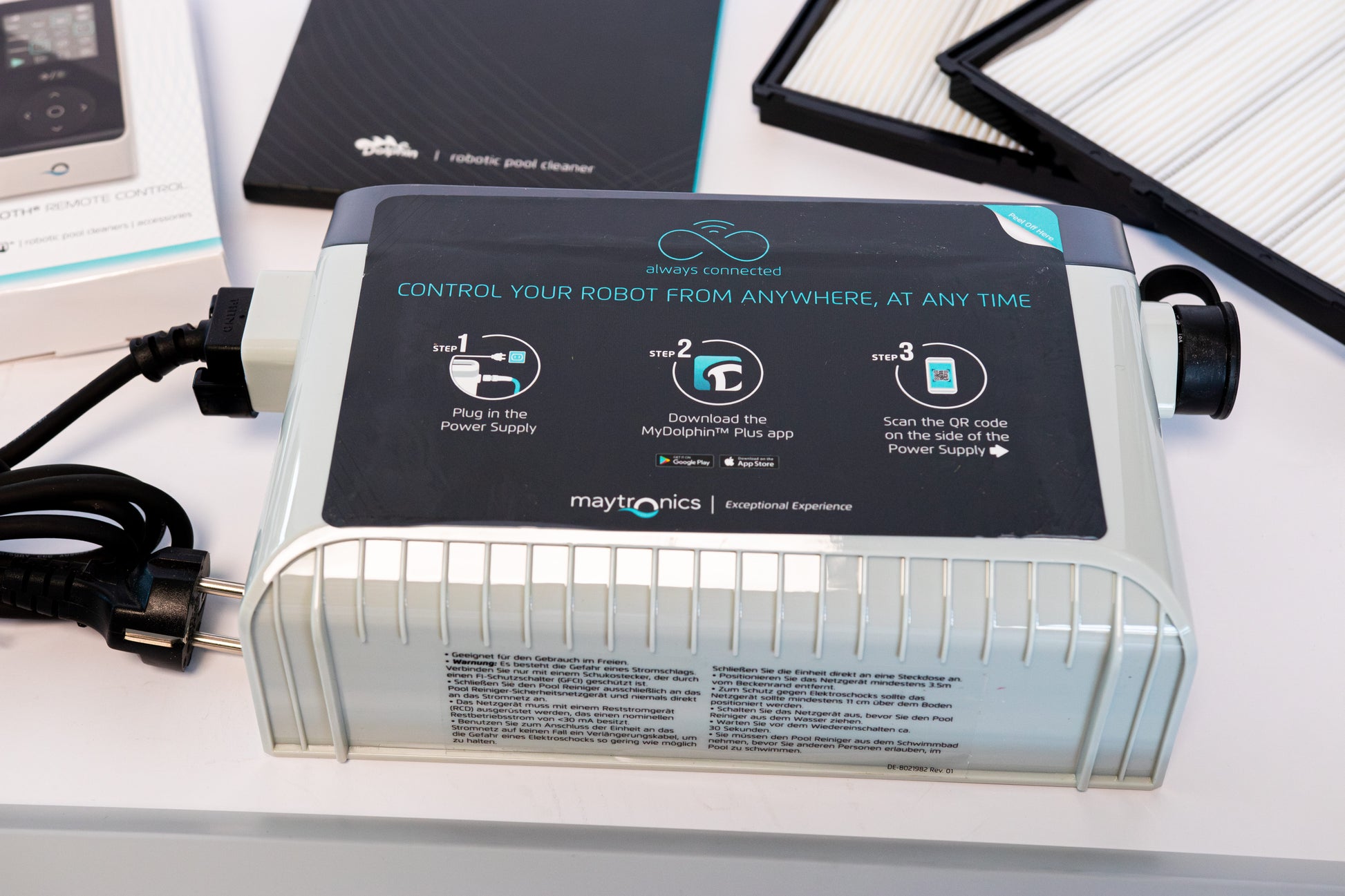 Bild eines Poolroboter Maytronics M700 Netzteils