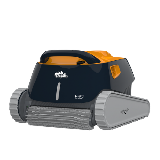 Bild vom Poolroboter Dolphin E35i, mit Schwimmkabel, App und Wandreinigung