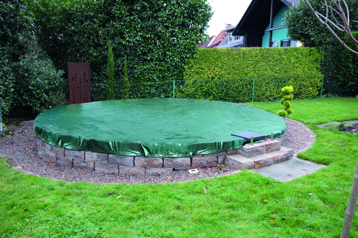 Bild einer PEB Abdeckplane fuer Rundpools, Schutzhülle Schwimmpool
