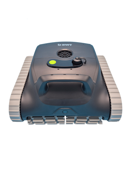 Poolroboter BWT ES Nano Vorderseite mit Akku und App