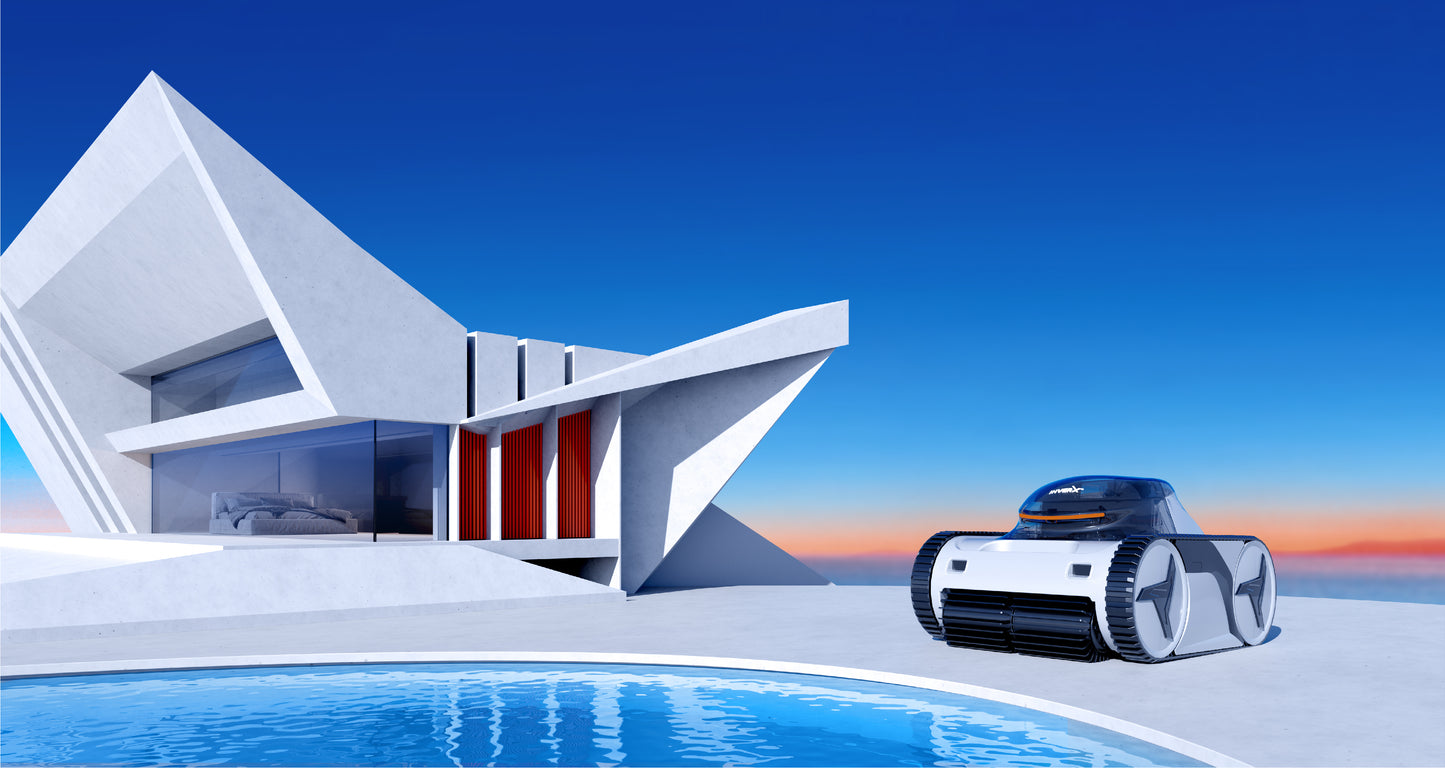 Poolroboter Fairland InverX am Pool
