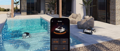 Poolroboter InverX am Beckenrand