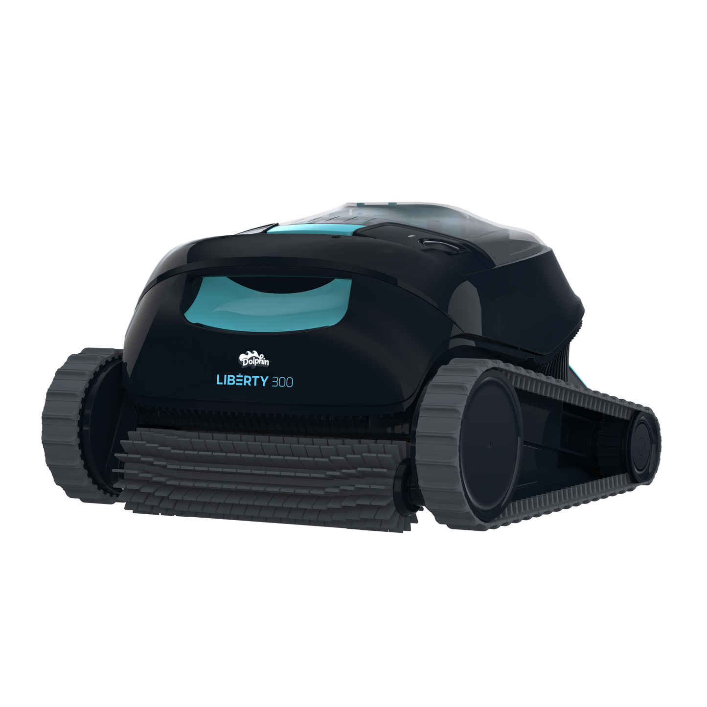 Bild vom Akku-Poolroboter Dolphin Liberty 300, mit App-Steuerung und PVC Walzen