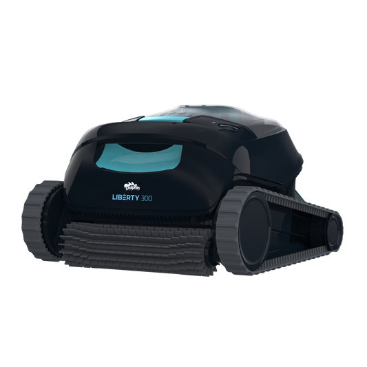 Bild vom Akku-Poolroboter Dolphin Liberty 300, mit App-Steuerung und PVC Walzen