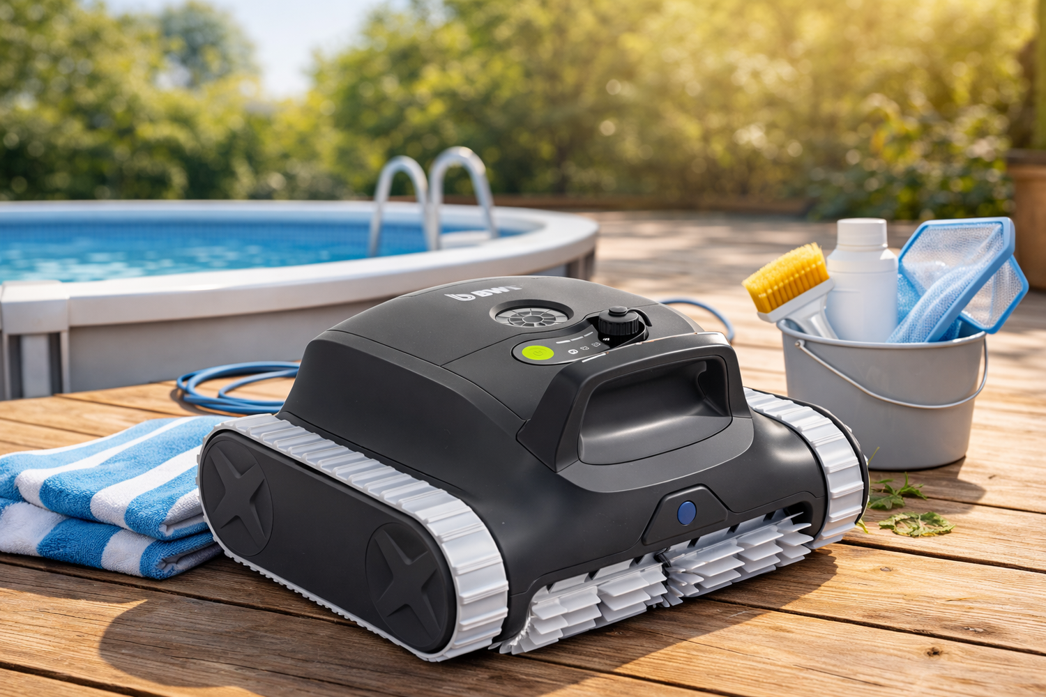 Bild von einem Poolroboter 