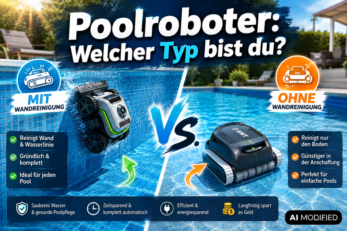 Bild vom Titelbild zum Blog Wandreinigung, AI Modified