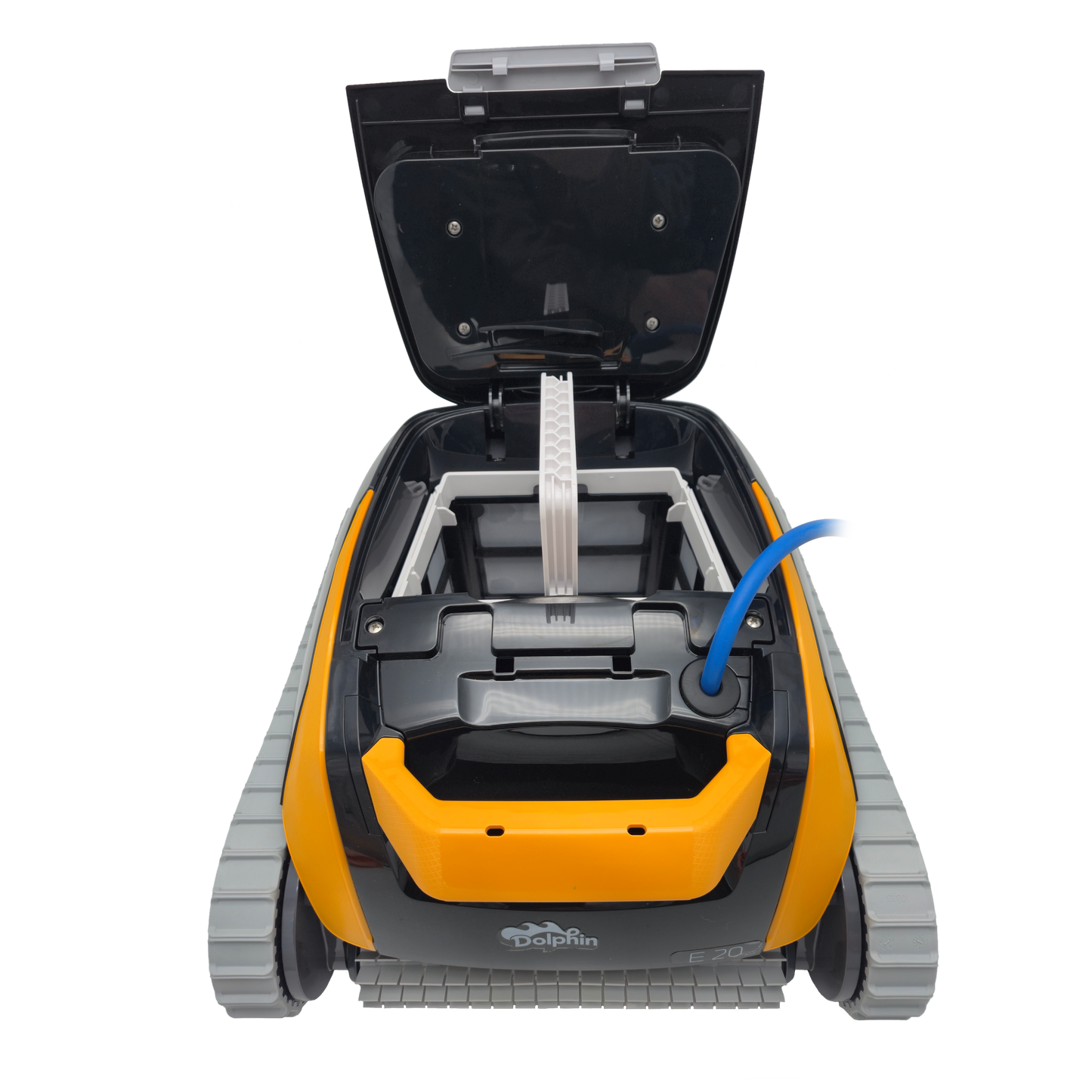 Bild vom Maytronics Dolphin E20 offener Filterdeckel