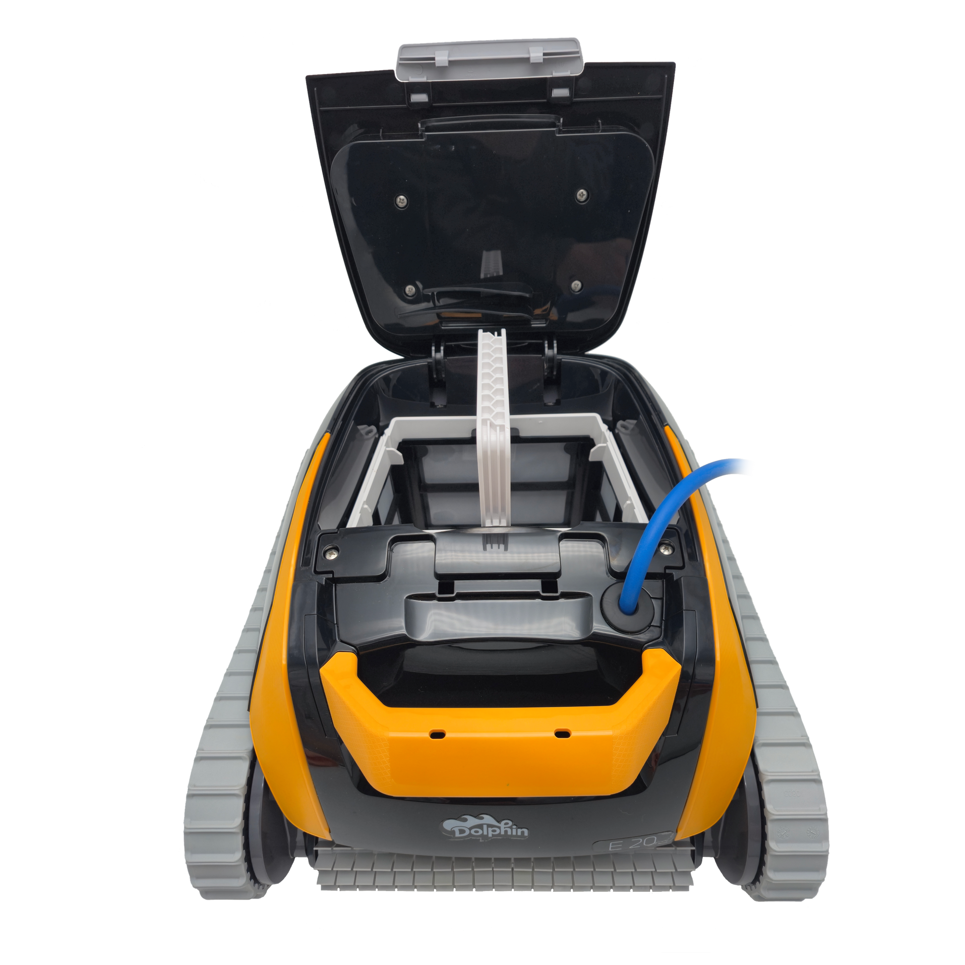 Bild vom Maytronics Dolphin E20 offener Filterdeckel