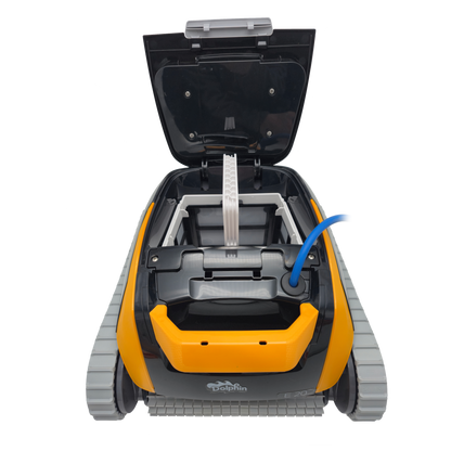 Bild vom Maytronics Dolphin E20 offener Filterdeckel