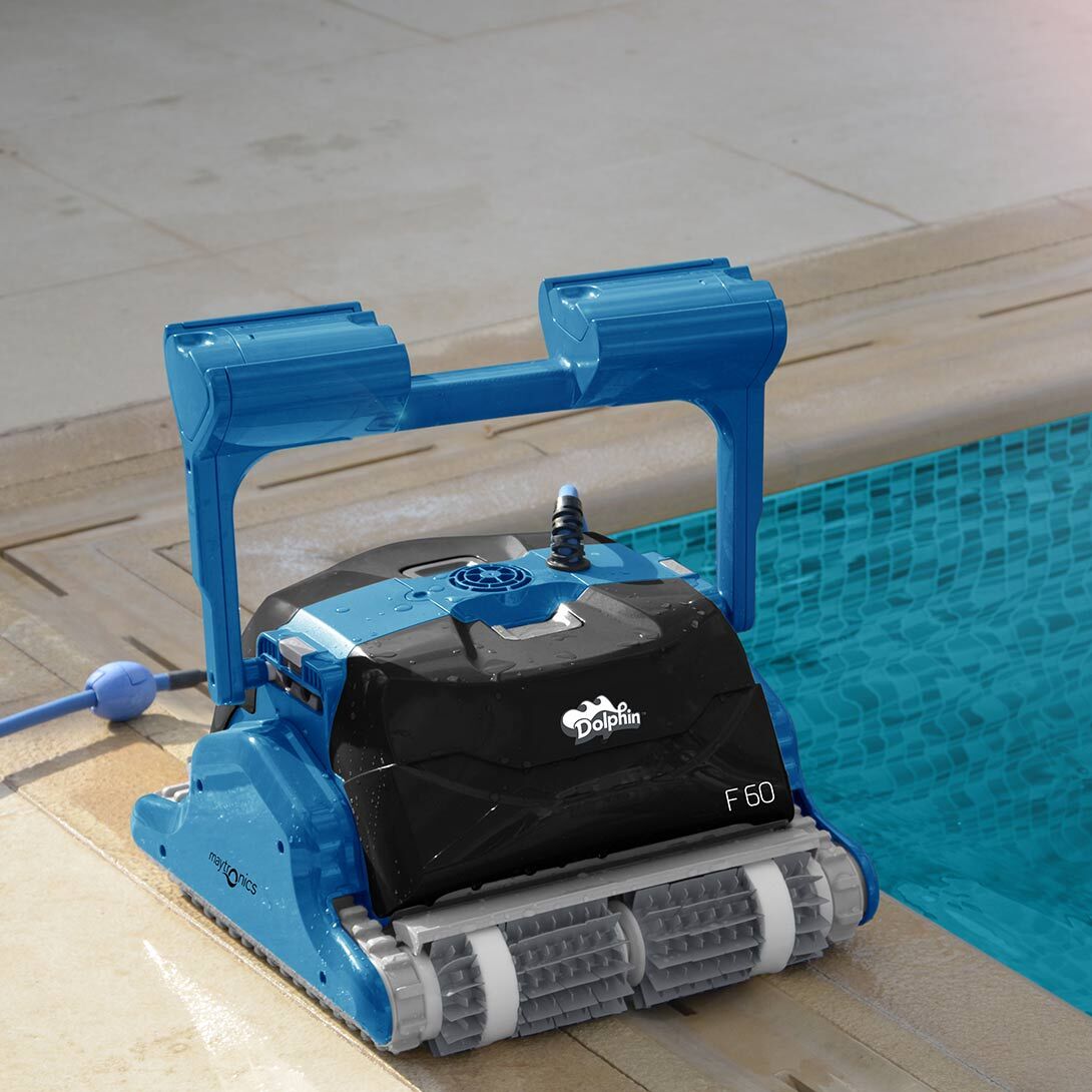 Maytronics Dolphin F60 Poolroboter + Caddy